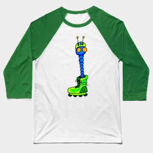 roller skater worm Baseball T-Shirt